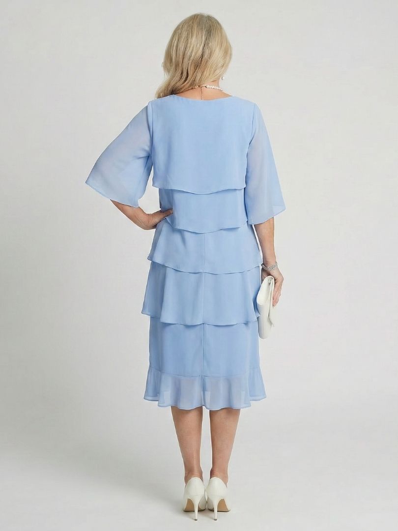 Tiered Midi Dress
