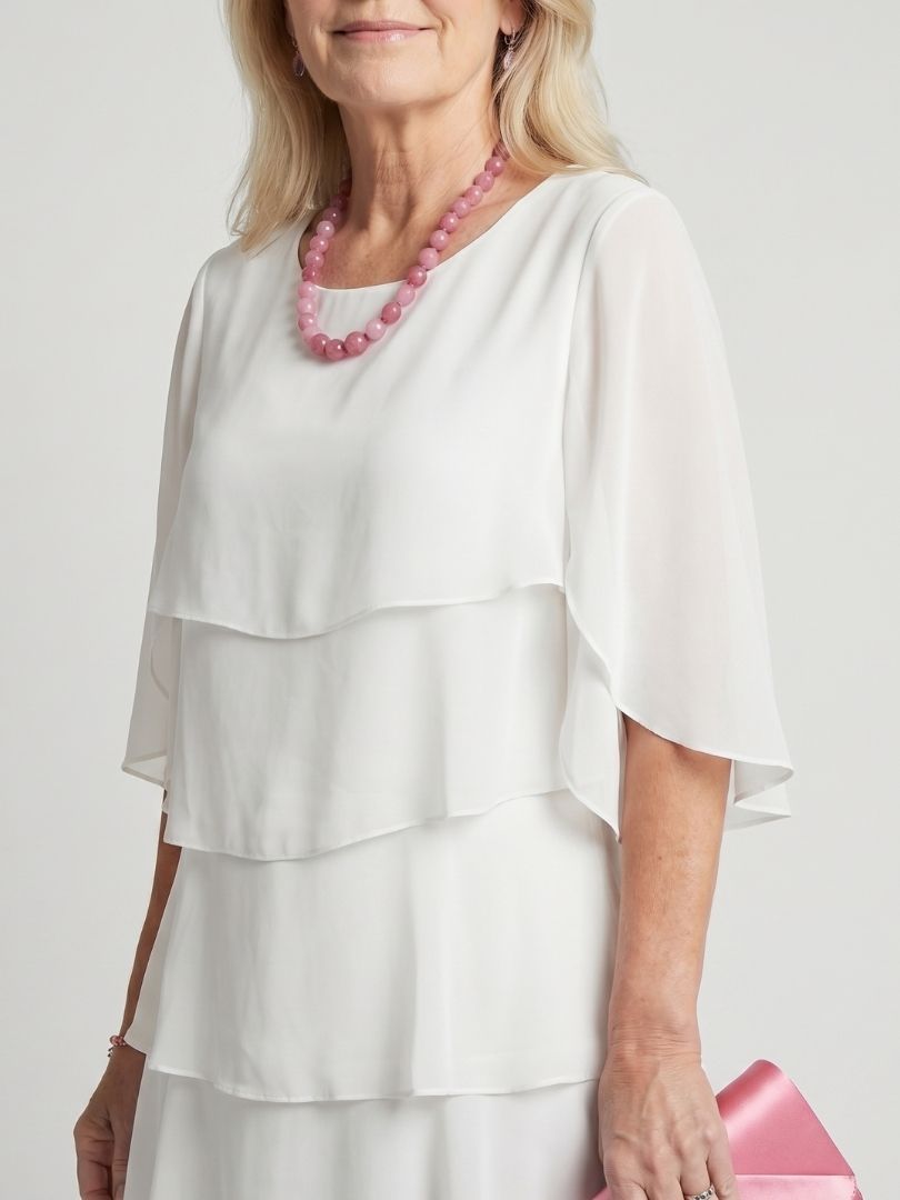 Twirl-Worthy Tiered Garden Party Midi Dress