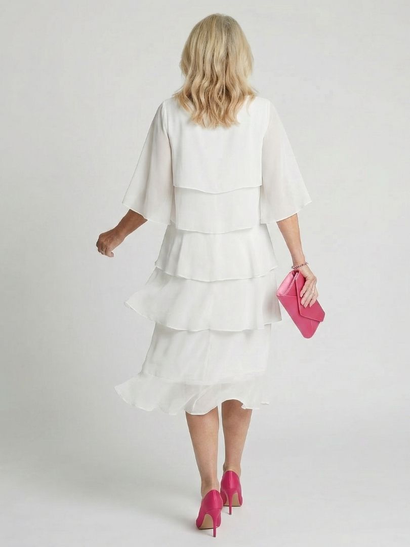 Tiered Midi Dress