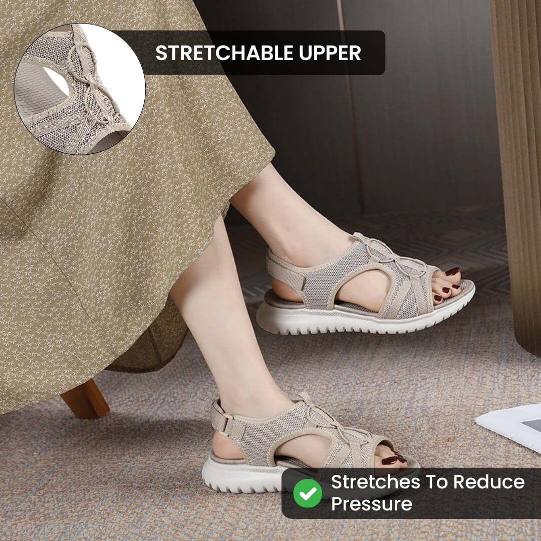 Comfort Sandals - Integrated Sole and Pressure Relief
