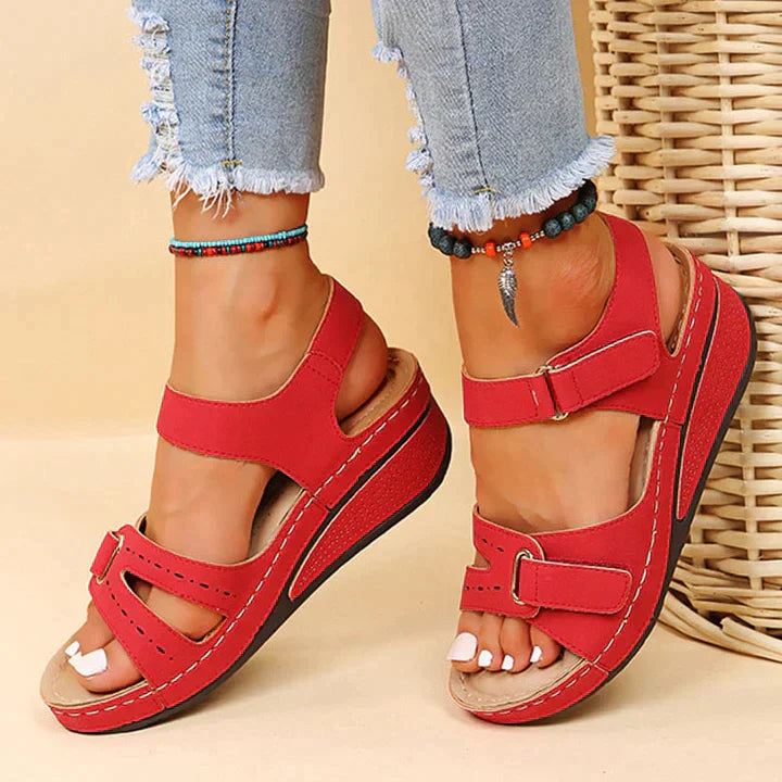 Sandy - Heeled Orthopedic Comfort Sandals