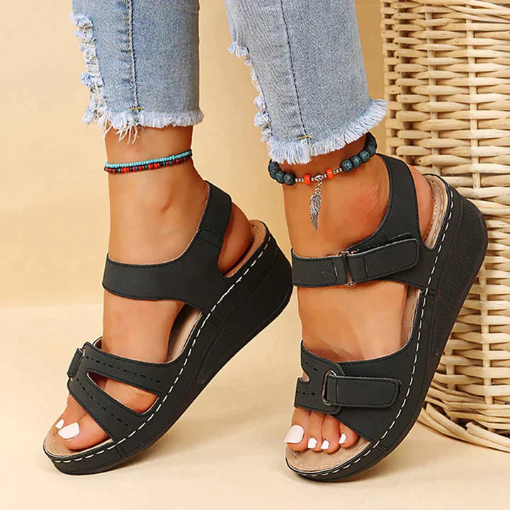 Sandy - Heeled Orthopedic Comfort Sandals