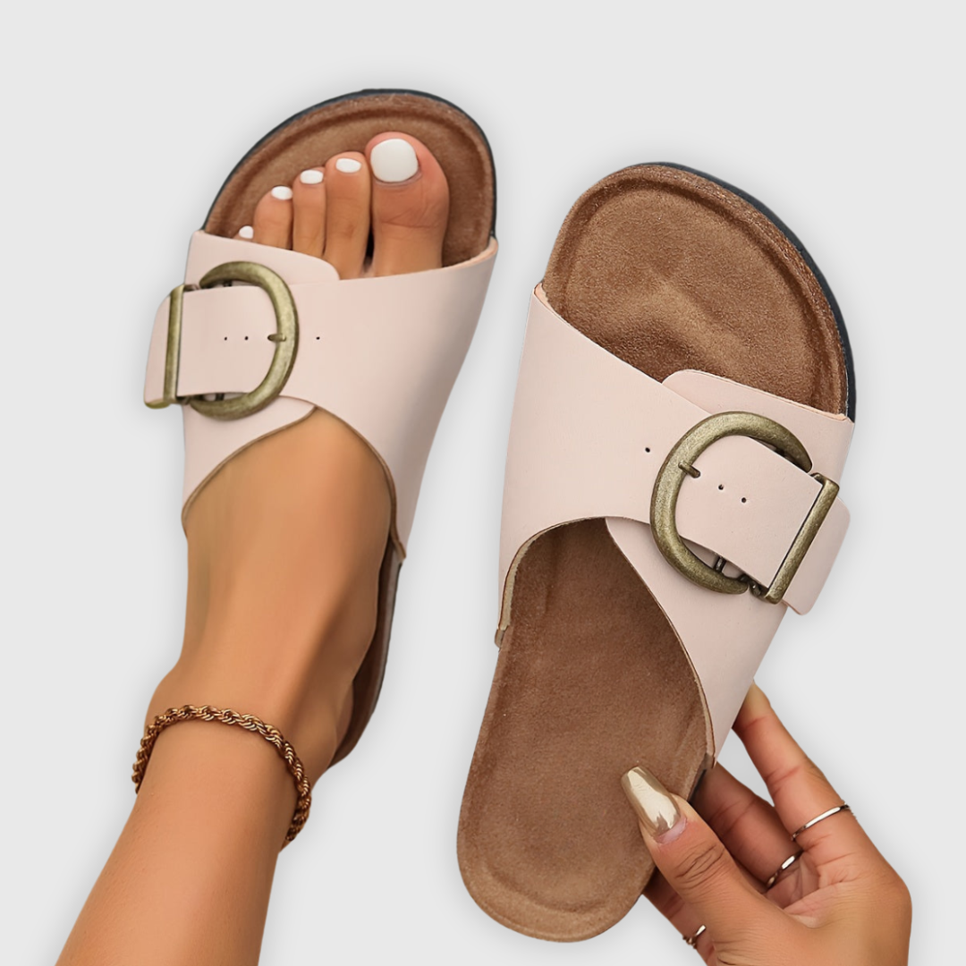 Aurora | Cushioned Slip-On Sandals