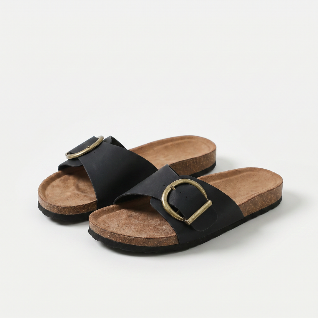 Aurora | Cushioned Slip-On Sandals