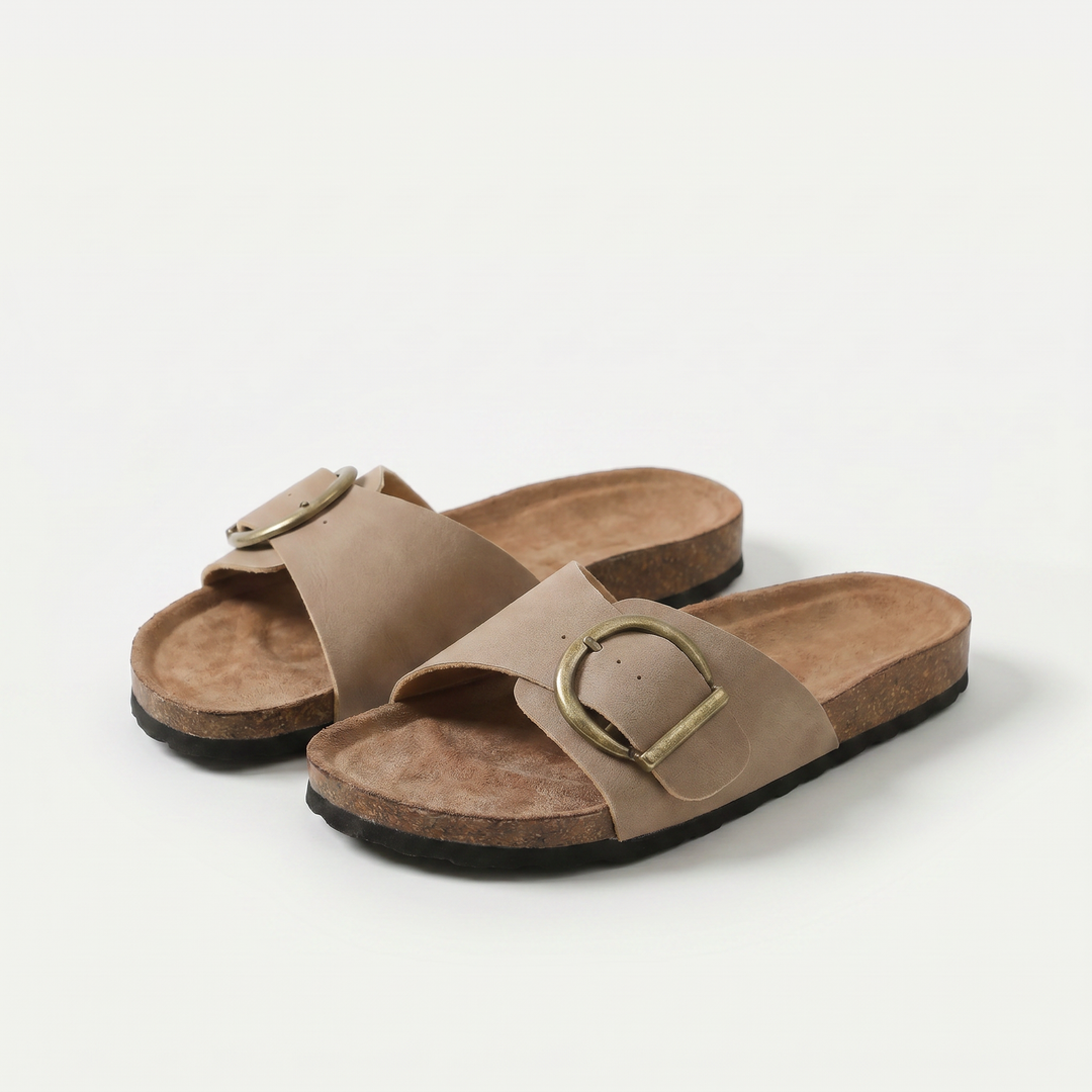 Aurora | Cushioned Slip-On Sandals