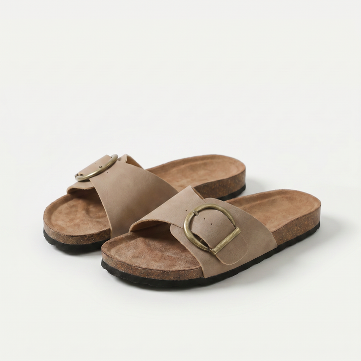 Aurora | Cushioned Slip-On Sandals