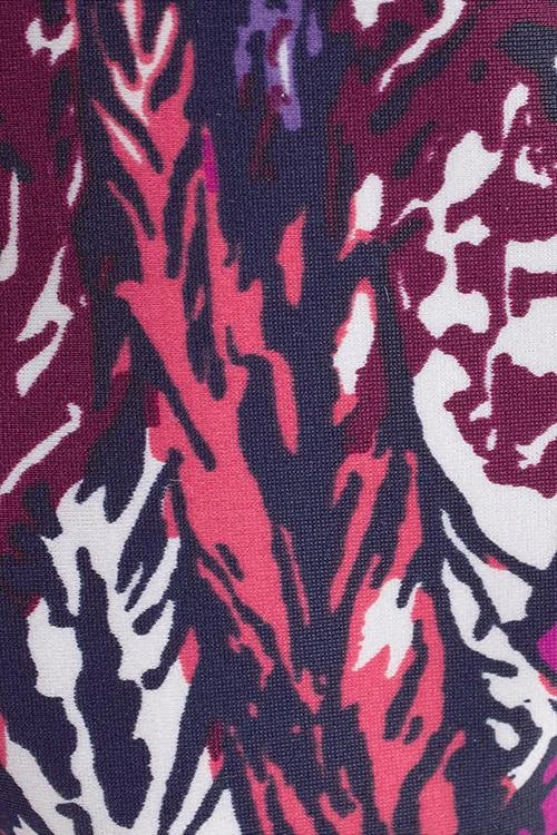 Penacho Feather-Print Tummy-Control Tankini Set
