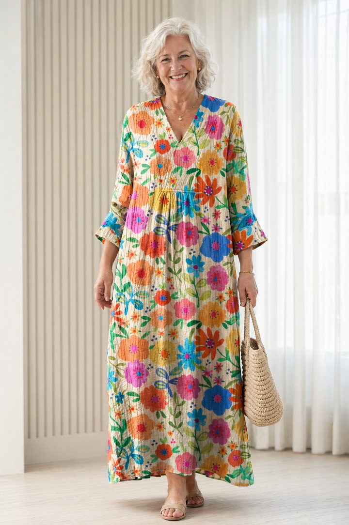 Daisy Floral Pocket Shift Dress