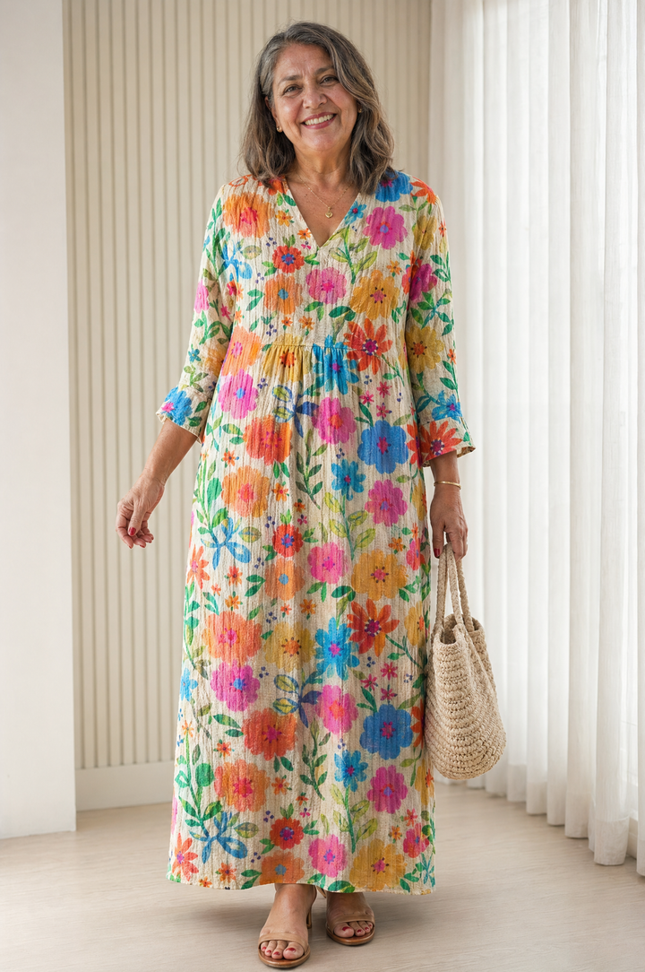 Daisy Floral Pocket Shift Dress