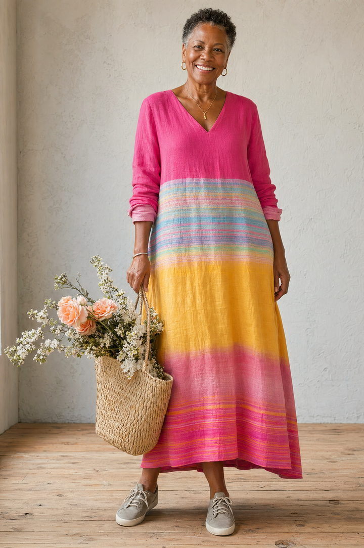 Tribal Print Pocket Shift Dress