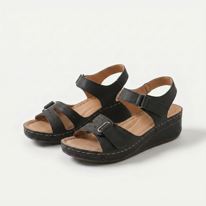 Sandy | Cushioned Wedge Sandals