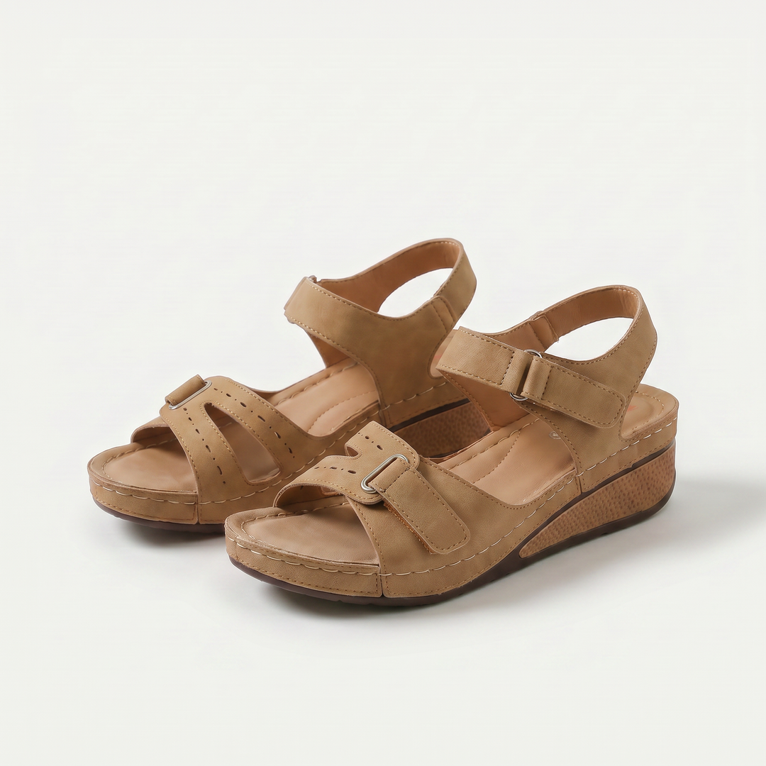 Sandy | Cushioned Wedge Sandals