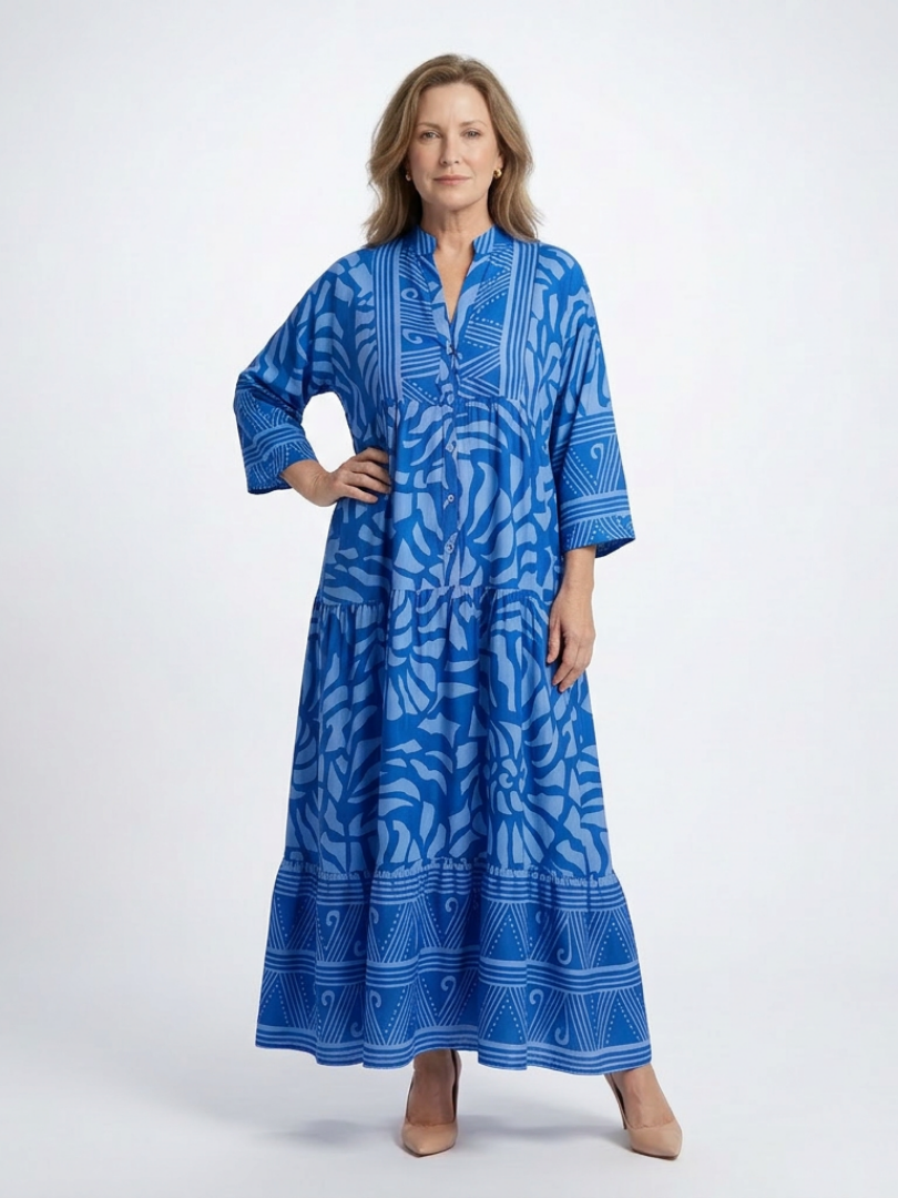 Flirty Date Night Button Front Midi Dress