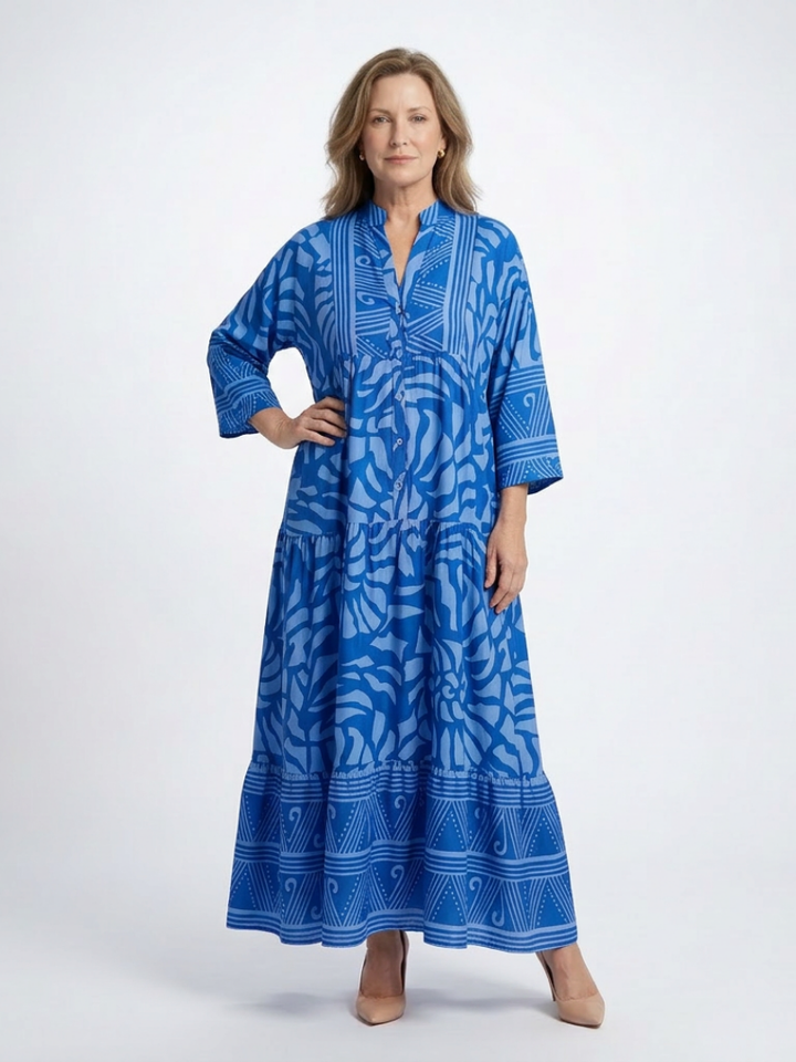 Flirty Date Night Button Front Midi Dress